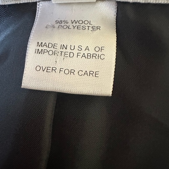 Oscar de la Renta Black Pinstripe Women's Blazer size 4 - Picture 8 of 9